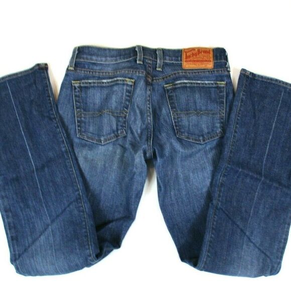 Lucky Brand Sundown Jeans By Gene Montesano Women's Size 27 Ringspun Denim - Picture 3 of 11